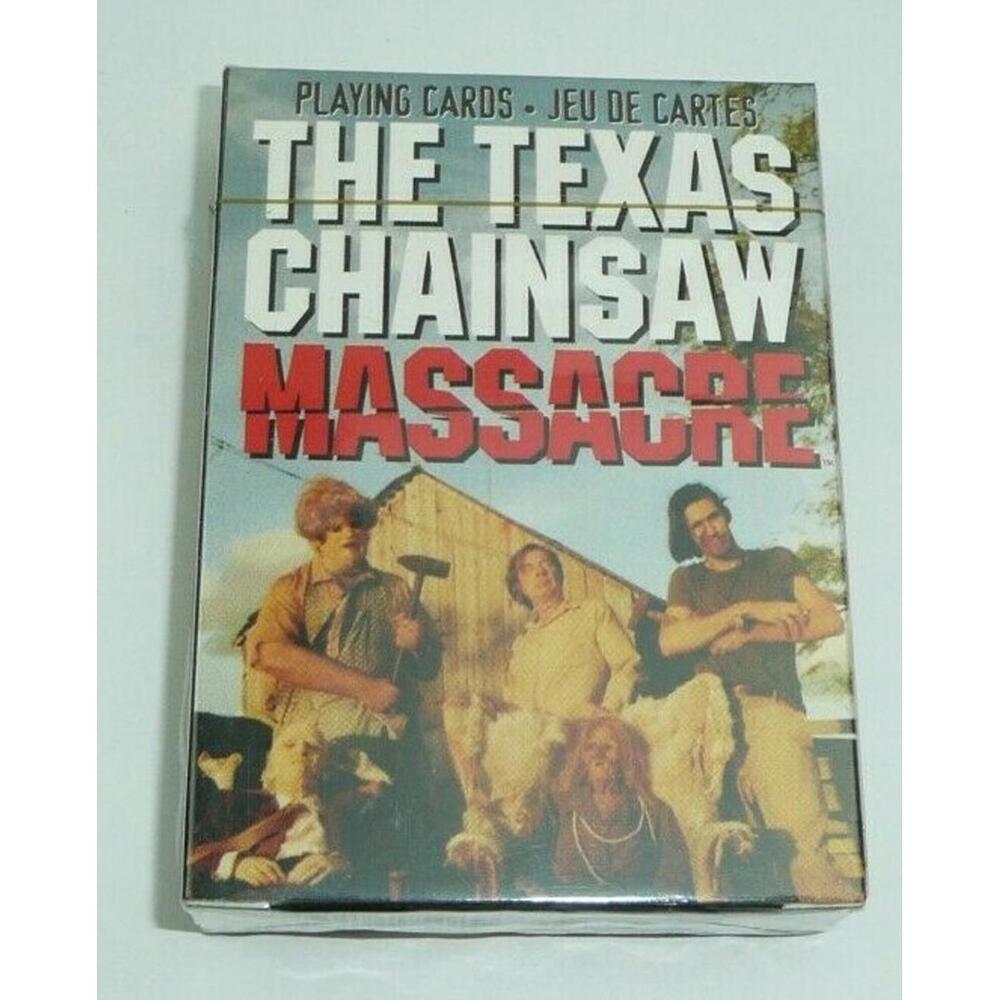 The Texas Chainsaw Massacre Playing Cards Deck Classic Horror Movie Leatherface